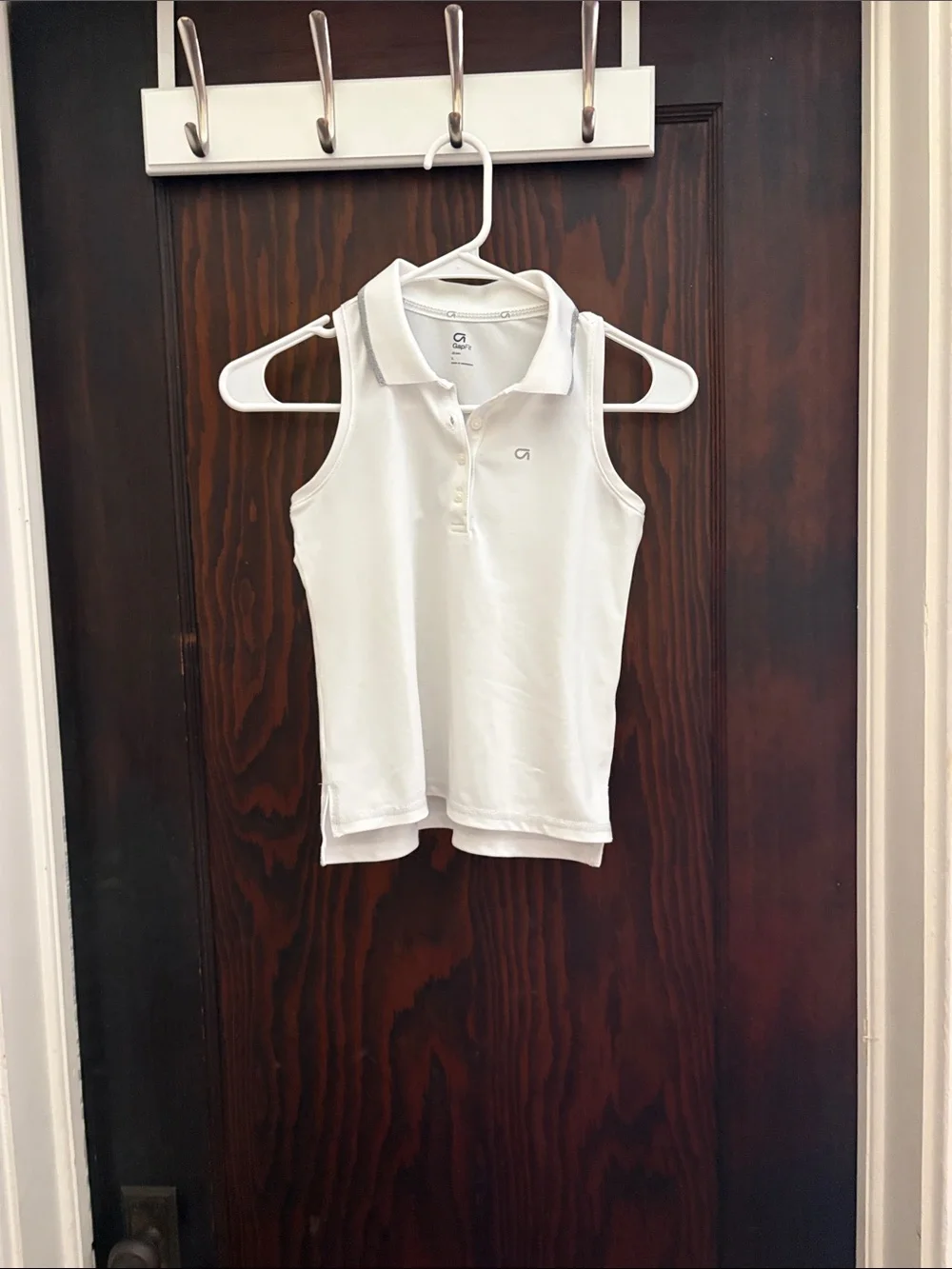 Gymboree White Girls' Sleeveless Polo Tank